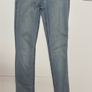 Hollister Light Blue Curvy Highrise  Jean Legging 0R w25R. Teen